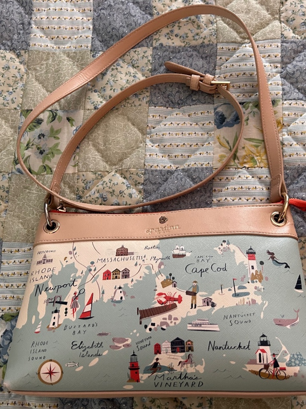 Spartina 449  Cape Cod crossbody bag.